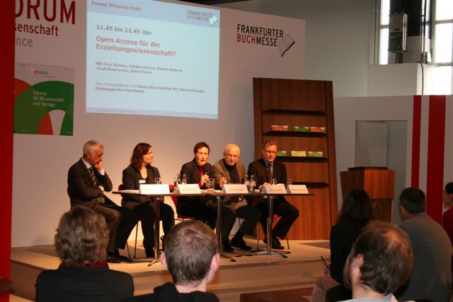 Teilnehmer Podiumsdiskussion Open Access