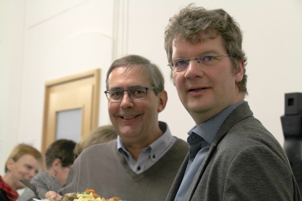 Dr. Christian Richter (DBS) und Dr. Peter Brandt (DIE)