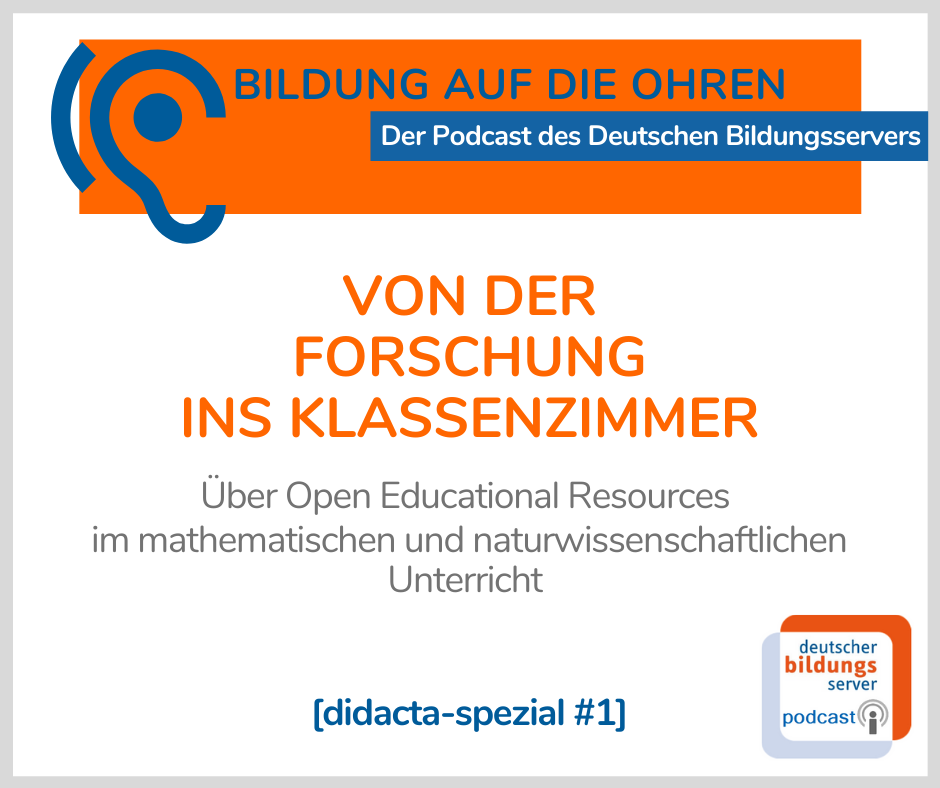 Sharepic zum DBS-Podcast Didacta-Konferenz