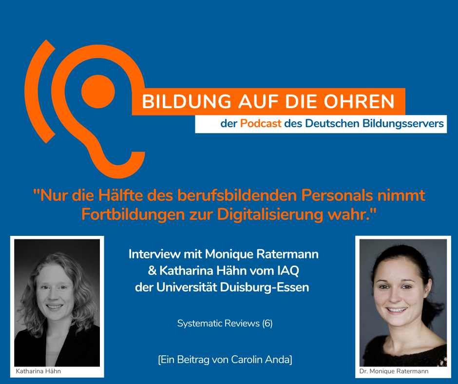 Sharepic mit zum Beitrag mit Titel, Namen der Interview-Partnerinnen und der Interviewerin